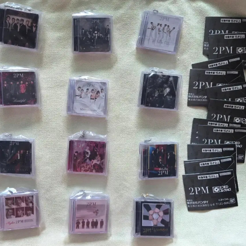 [BUNJANG] 2PM Tokyo Dome The Return Mini CD Gacha Bundle Set (12 pcs) / (일괄)2PM 도쿄돔 더리턴 미니 CD가챠 12개 전체