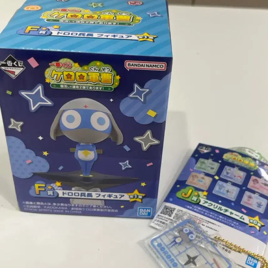 [BUNJANG] Sgt. Frog Keroro Zeroro Figure &amp; Acrylic Charm Bundle Set / 개구리 중사 케로로 F상 +j상 도로로 일괄