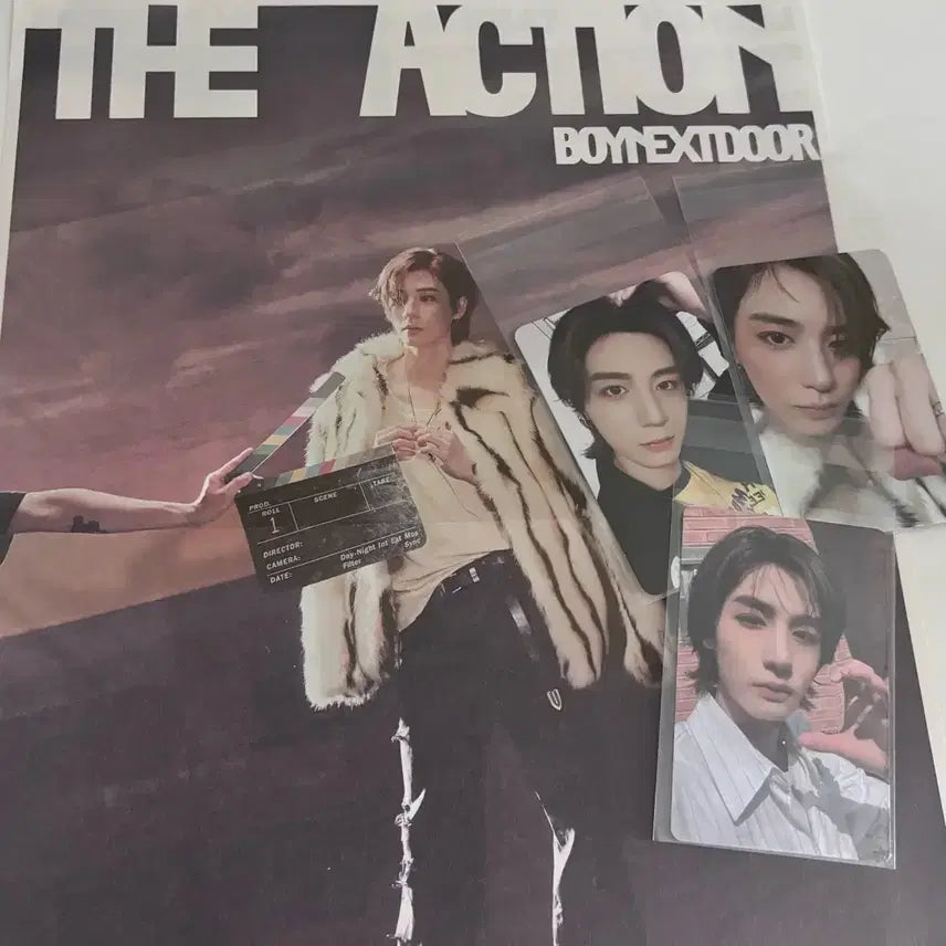 [BUNJANG] BOYNEXTDOOR THE ACTION Leehan Photocard &amp; Poster Set / 보이넥스트도어 THE ACTION 디액션 이한 포스터 포토카드 포카 세트