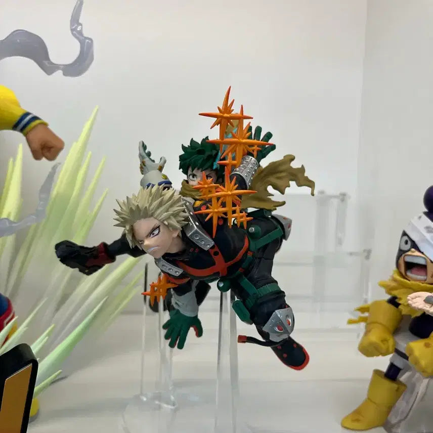 [BUNJANG] My Hero Academia Izuku Midoriya &amp; Katsuki Bakugo GIGO Limited Edition Figures with Acrylic Stand / 나히아 히로아카 gigo한정 미도리야 바쿠고