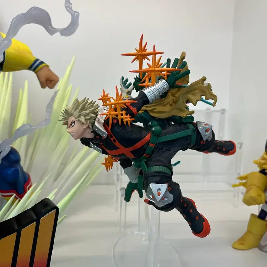 [BUNJANG] My Hero Academia Izuku Midoriya &amp; Katsuki Bakugo GIGO Limited Edition Figures with Acrylic Stand / 나히아 히로아카 gigo한정 미도리야 바쿠고