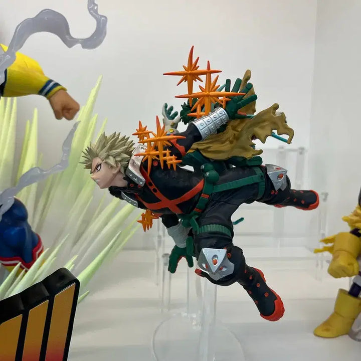 [BUNJANG] My Hero Academia Izuku Midoriya &amp; Katsuki Bakugo GIGO Limited Edition Figures with Acrylic Stand / 나히아 히로아카 gigo한정 미도리야 바쿠고