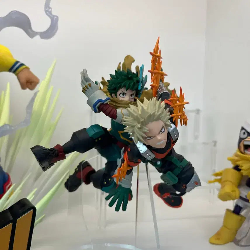 [BUNJANG] My Hero Academia Izuku Midoriya &amp; Katsuki Bakugo GIGO Limited Edition Figures with Acrylic Stand / 나히아 히로아카 gigo한정 미도리야 바쿠고