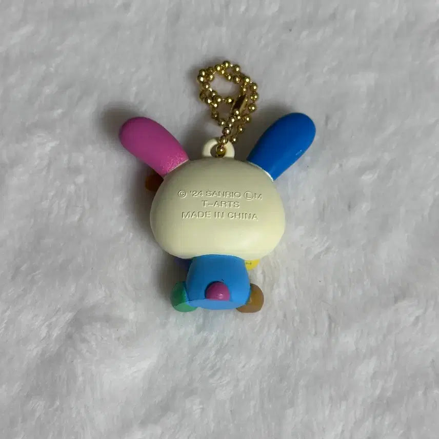 [BUNJANG] Sanrio Usahana Flat Mascot Keyring Gacha / 산리오 우사하나 납작 마스코트 키링 가챠