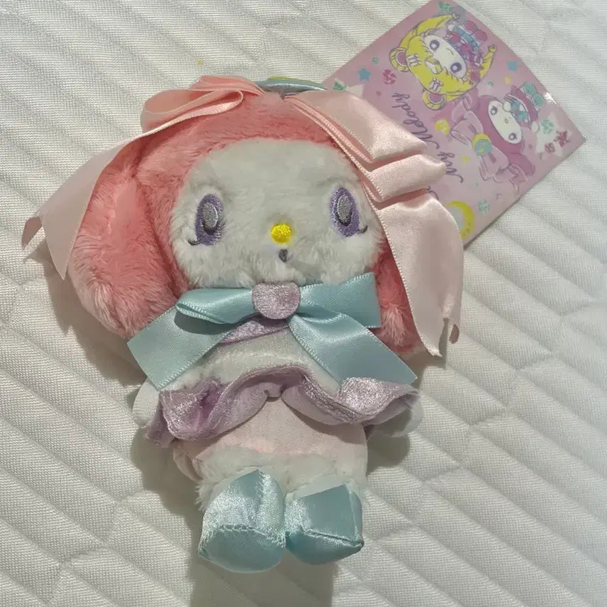 [BUNJANG] Sanrio Sailor Moon My Melody Mascot Plush (13cm) / 산리오 세일러문 마이멜로디 마스코트 양도
