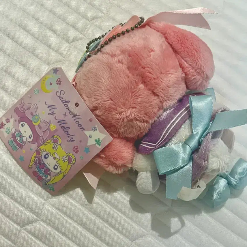 [BUNJANG] Sanrio Sailor Moon My Melody Mascot Plush (13cm) / 산리오 세일러문 마이멜로디 마스코트 양도