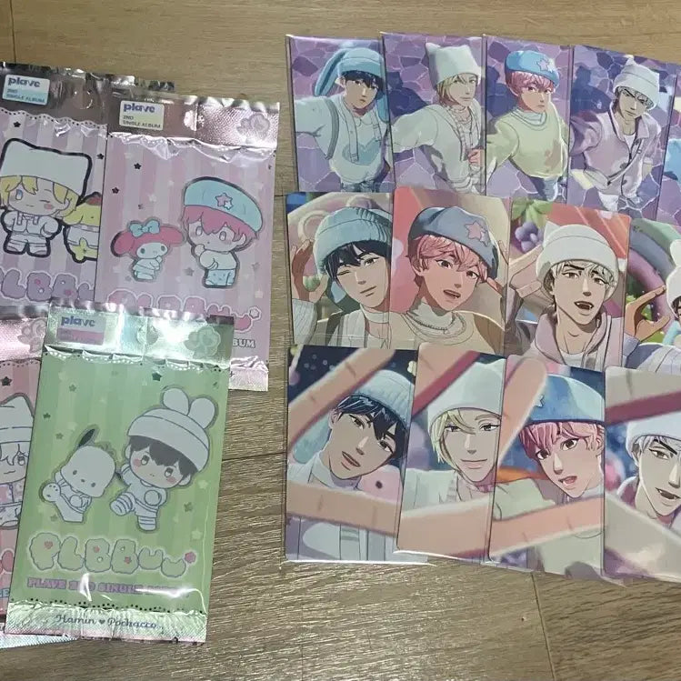 [BUNJANG] PLAVE PLBBUN Lucky Draw Drink Photocard Bundle Set / 플레이브 플뿌 미공포 십카페 럭드 음료 포카 앨범 일괄 plave