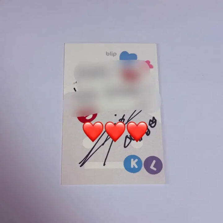 [BUNJANG] LOONA Kim Lip Autographed Message Card / 이달의소녀 김립 싸인 메시지카드 아르테미스