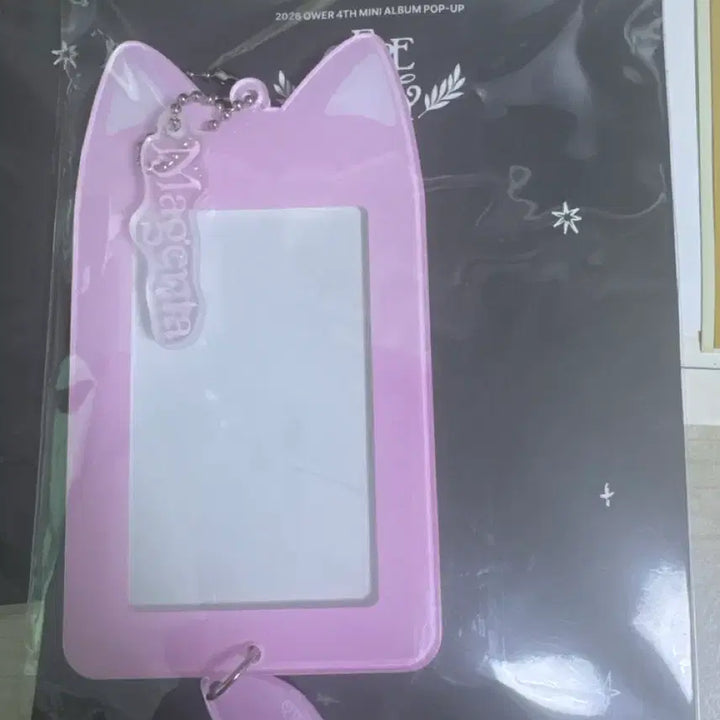 [BUNJANG] QWER Ceremony Photocard Holder Magenta / qwer 세레머니 포토카드 홀더 마젠타