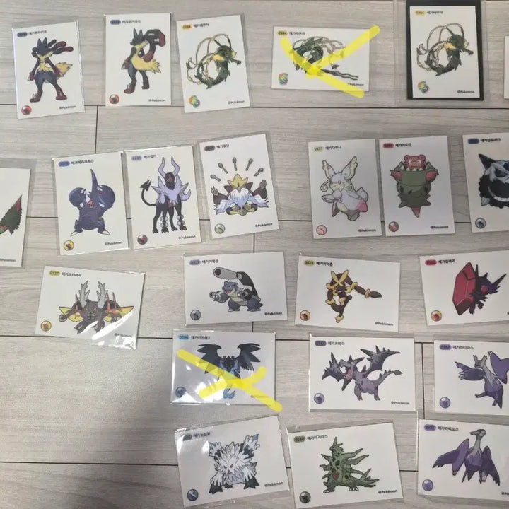 [BUNJANG] Pokemon Mega Evolution Stickers Individual Sale / 메가진화 띠부씰 개별판매 합니다.