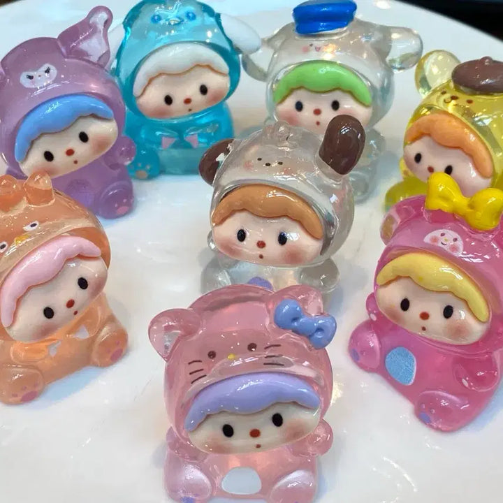 [BUNJANG] Sanrio Characters Figure Set (8 Types) / 산리오캐릭터 피규어 8종 세트 팝니다