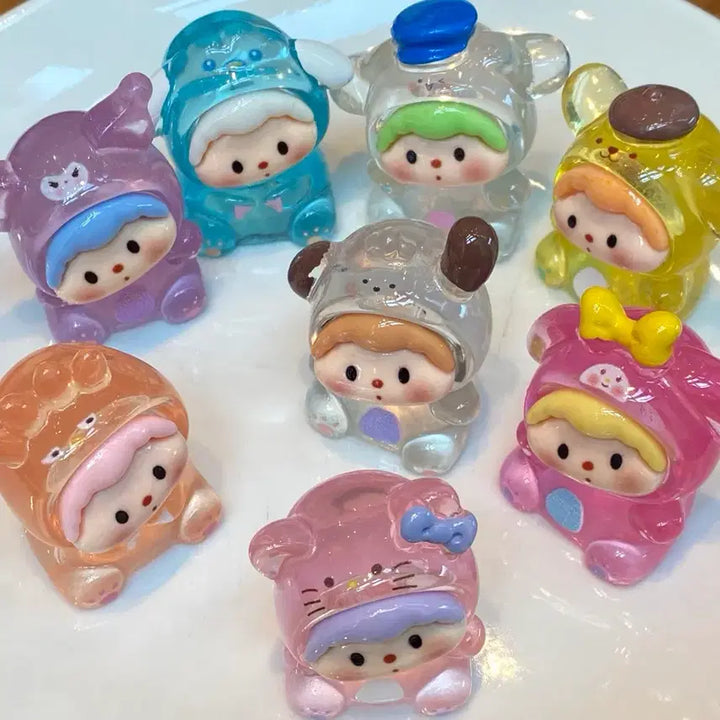 [BUNJANG] Sanrio Characters Figure Set (8 Types) / 산리오캐릭터 피규어 8종 세트 팝니다