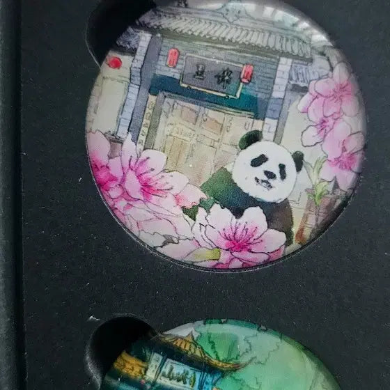 [BUNJANG] Cute Panda 4-Piece Magnet Set / 귀여운 판다  4종세트 일괄