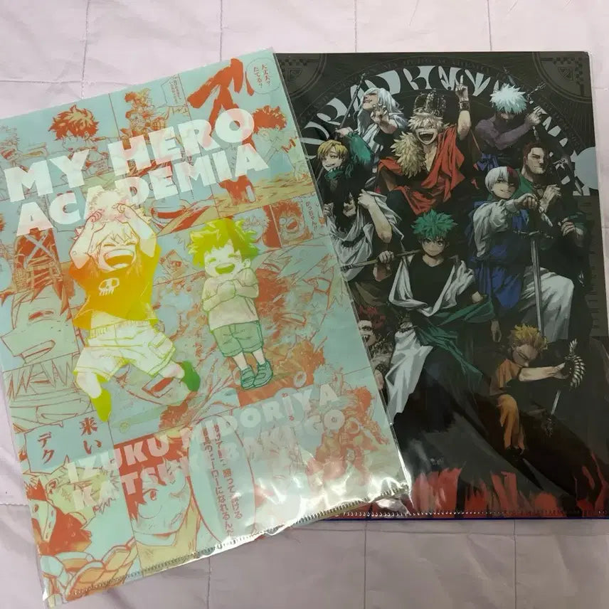 [BUNJANG] My Hero Academia Original Art Exhibition &amp; Shinjukugyal Clear File Set / 나히아 신십걸 클리어파일 히로아카 원화전 파일 세트