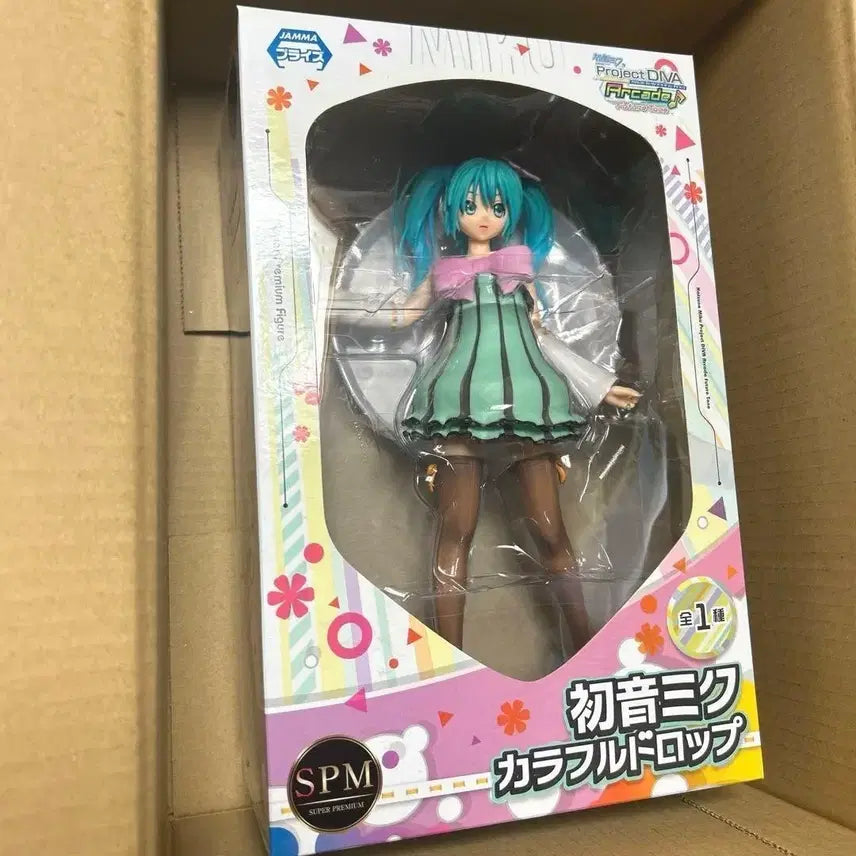 [BUNJANG] Hatsune Miku Colorful Drop Figure (Colorful Melody Ver.) / 미개봉) 하츠네 미쿠 컬러풀 드롭 피규어 컬러풀멜로디 프디바 고전 미소녀