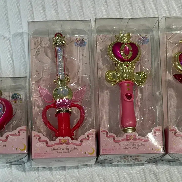 [BUNJANG] Sailor Moon Miniature Tablet Set / 세일러문 미니어처리 태블릿 4종 일괄