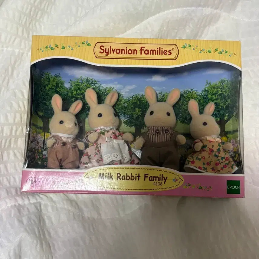 [BUNJANG] Sylvanian Families Milk Rabbit Family / 실바니안 밀크토끼 가족