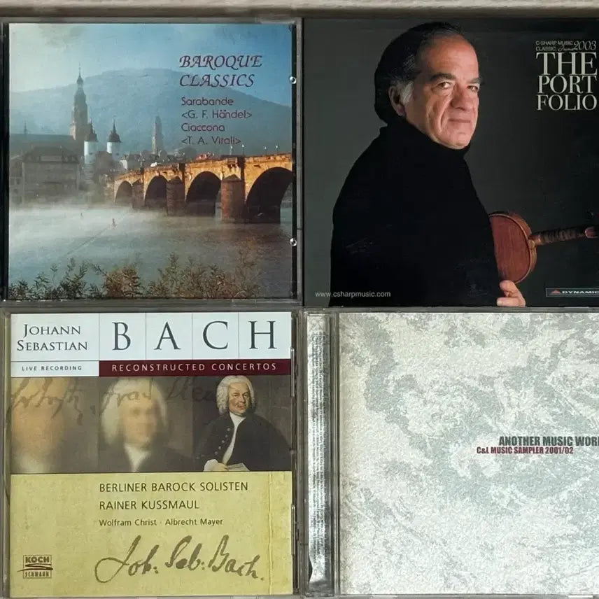 [BUNJANG] Bach Baroque Classics Portfolio Sampler CD Set / 클래식 음반 CD 개별판매 Bach Baroque Classics Portfolio 샘플CD