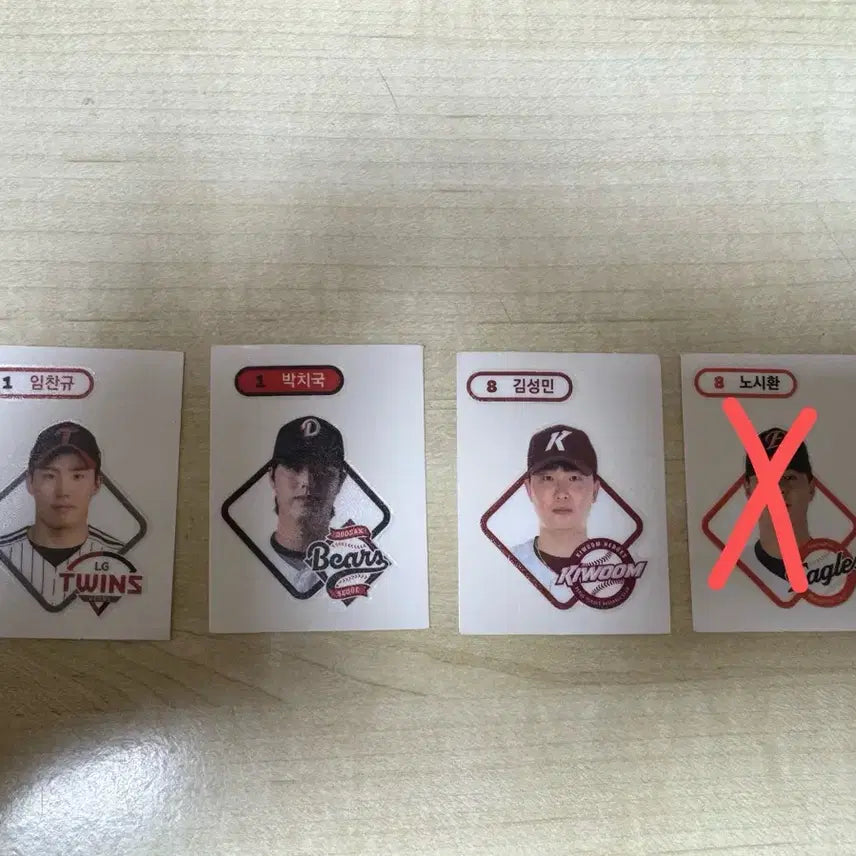 [BUNJANG] KBO Baseball Sticker Set / KBO 야구 띠부실