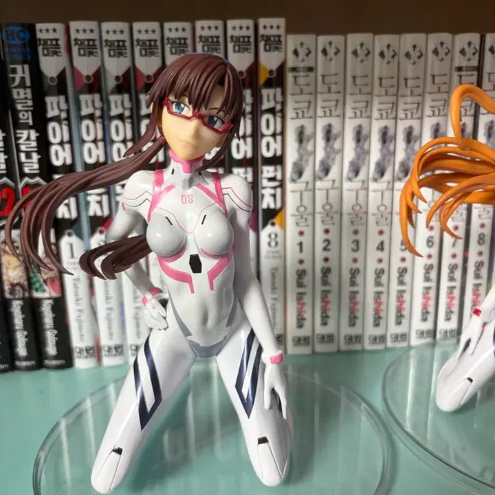 [BUNJANG] Evangelion Ichiban Kuji Prize B Asuka &amp; Prize C Makinami Figure Bundle / 에반게리온 제일복권 B상 아스카 C상 마키나미 일괄 판매합니다