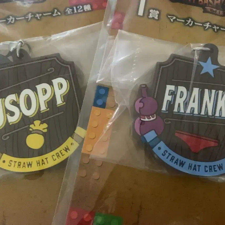 [BUNJANG] Ichiban Kuji One Piece Elbaf Character Name Tags (Usopp, Franky) / 제일복권 원피스 엘바프 하위상 i상 이름표 팔아요