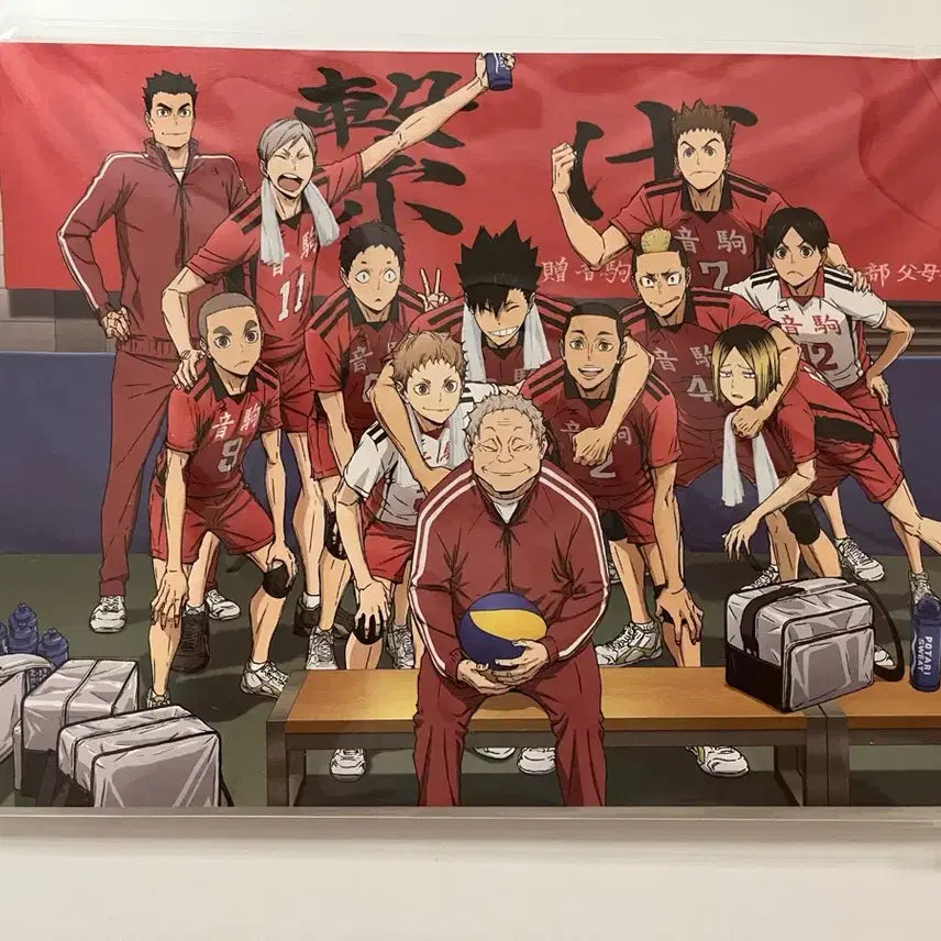 [BUNJANG] Haikyuu!! Nekoma Group Photo POB (Sealed) / 미개봉) 하이큐 특전 네코마 단체사진