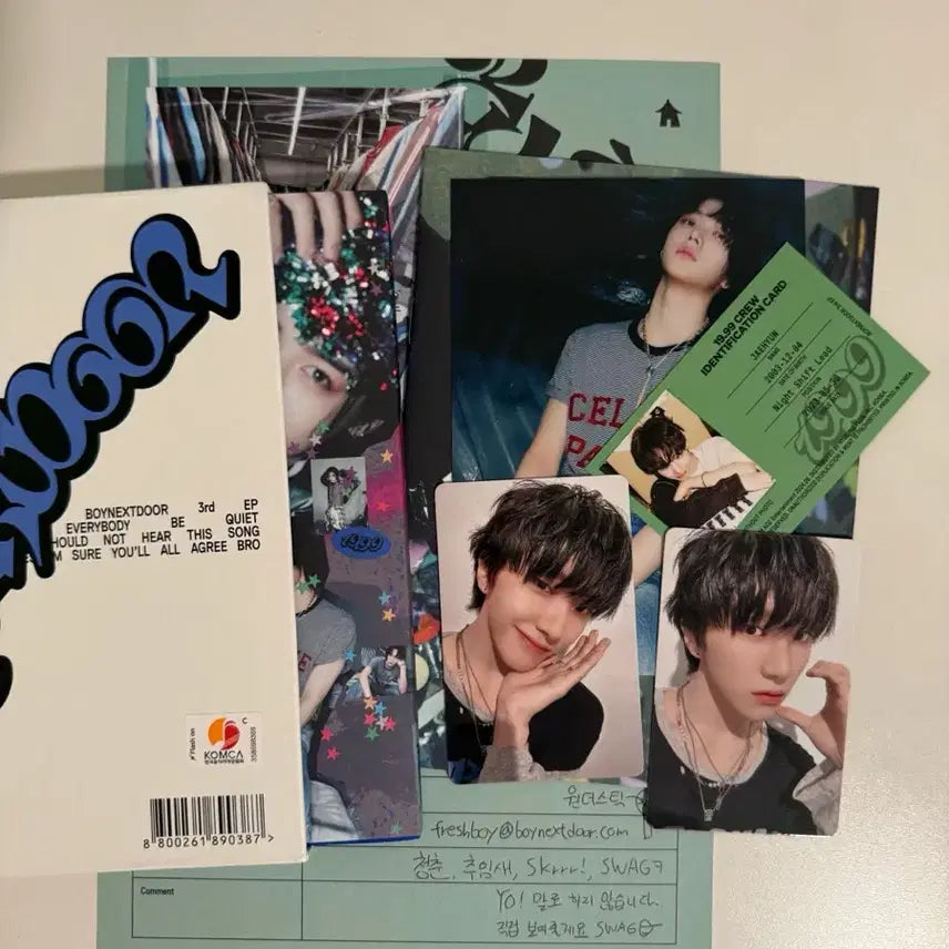 [BUNJANG] BOYNEXTDOOR Yoonhak Photocard / 보넥도 19.99 개봉앨범 운학 포카