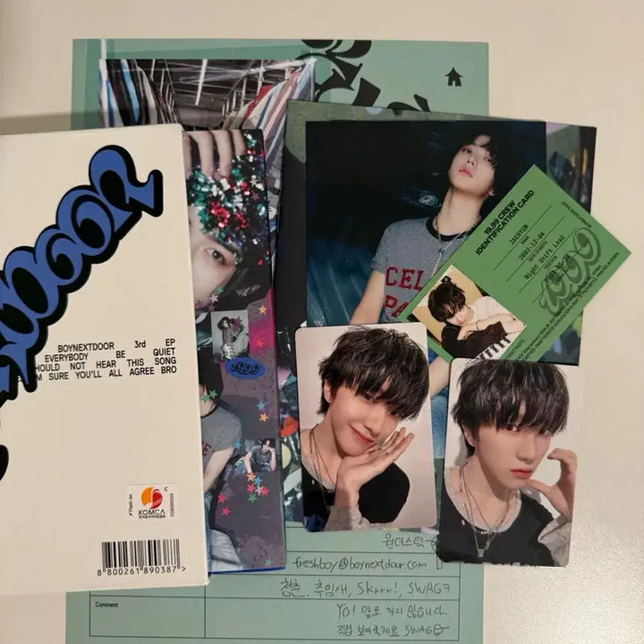 [BUNJANG] BOYNEXTDOOR Yoonhak Photocard / [포카포함]보넥도 19.99 개봉앨범 운학 포카