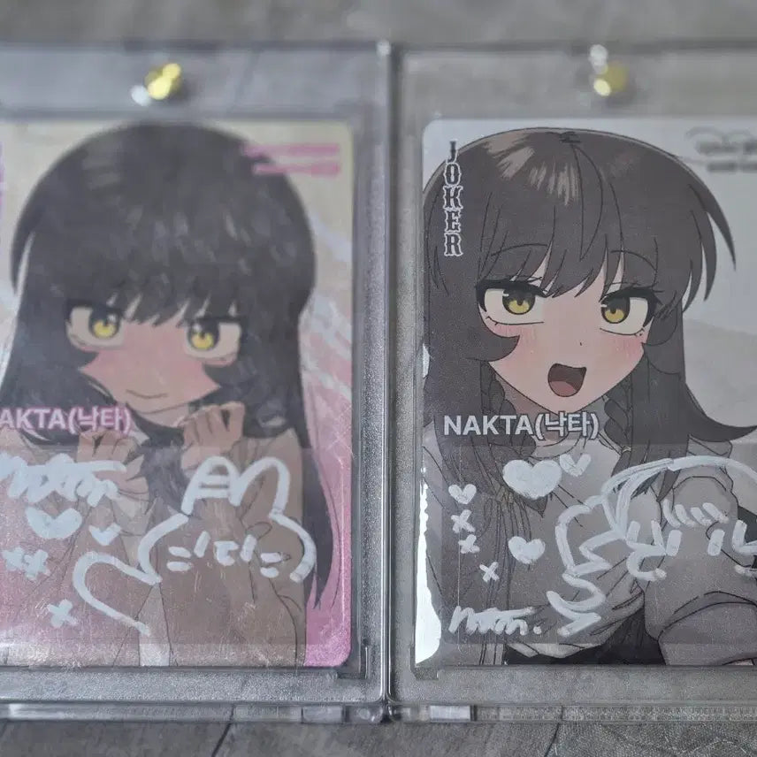 [BUNJANG] Shoulder Pick Nakta Artist Signed Cards Set Season 2 &amp; 3 / 숄더픽 낙타 작가님 시즌2,3 친필 싸인카드