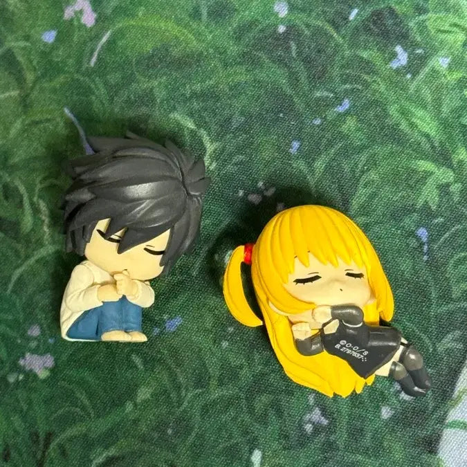 [BUNJANG] Death Note Nemurasetai L, Misa Figure Set / 데스노트 네무라세타이 엘,미사