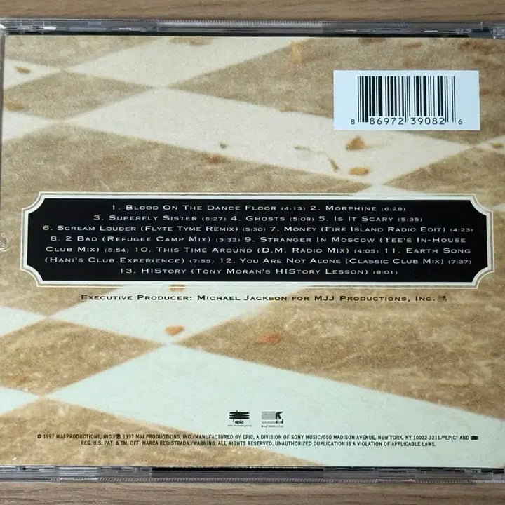 [BUNJANG] Michael Jackson Blood on the Dance Floor: HIStory in the Mix US Edition CD / 마이클 잭슨 Blood On The Dance Floor 미국판 CD 판매