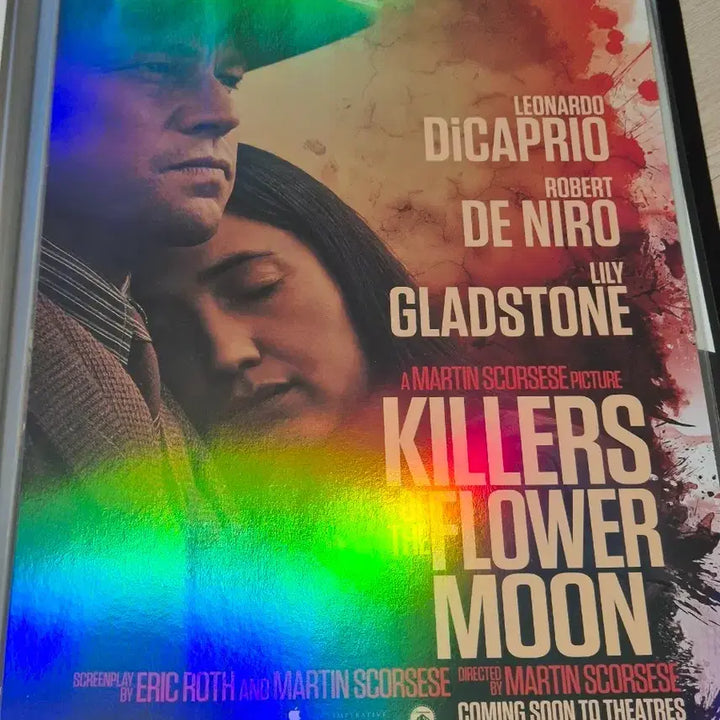 [BUNJANG] Killers of the Flower Moon Movie Poster A3 Hologram / 킬러스 오브 더 플라워 문 영화 포스터