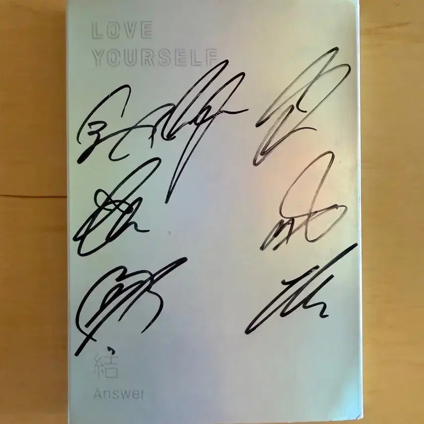 [BUNJANG] BTS LOVE YOURSELF Answer Album Signed Album / [빠른배송]BTS_LOVE YOURSELF앨범 친필싸인