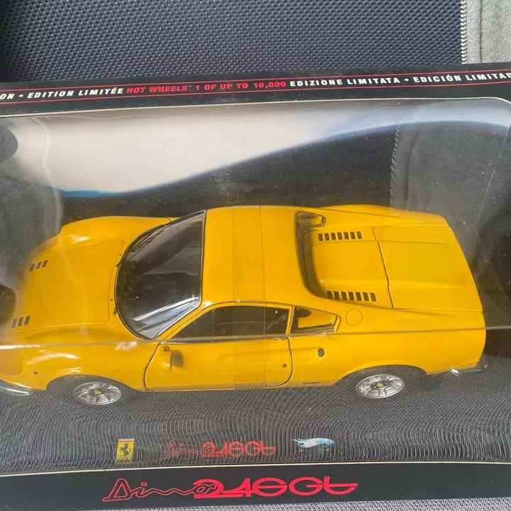 [BUNJANG] Hot Wheels Elite Ferrari Dino 246 GT 1:18 Scale Yellow / 1/18 hotwheels elite ferrari dino 246 gt yellow