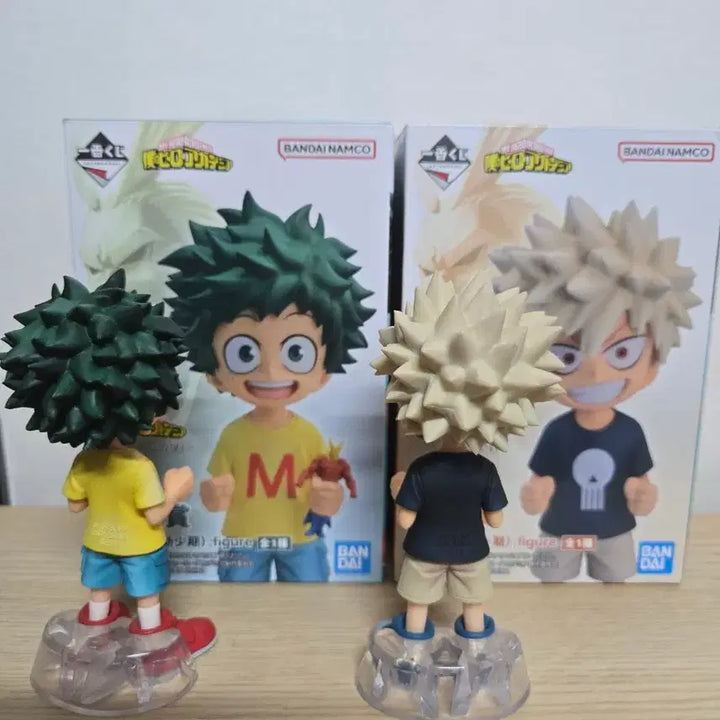 [BUNJANG] My Hero Academia Ichiban Kuji Noodle Stopper Figures Izuku Midoriya (C Prize) &amp; Katsuki Bakugo (E Prize) / 히로아카 나히아 나히아 제일복권 두사람의 동경 치비 미도리야 C상 바쿠고 E상