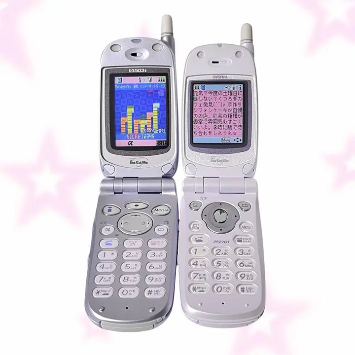 [BUNJANG] Classic Docomo Pink Mockup Phone Japanese Folder Phone Retro Y2K / 고전 도코모 핑크 목업폰 모형폰 일본 폴더폰 핸드폰 휴대폰 레어 희귀 레트로 y2k docomo