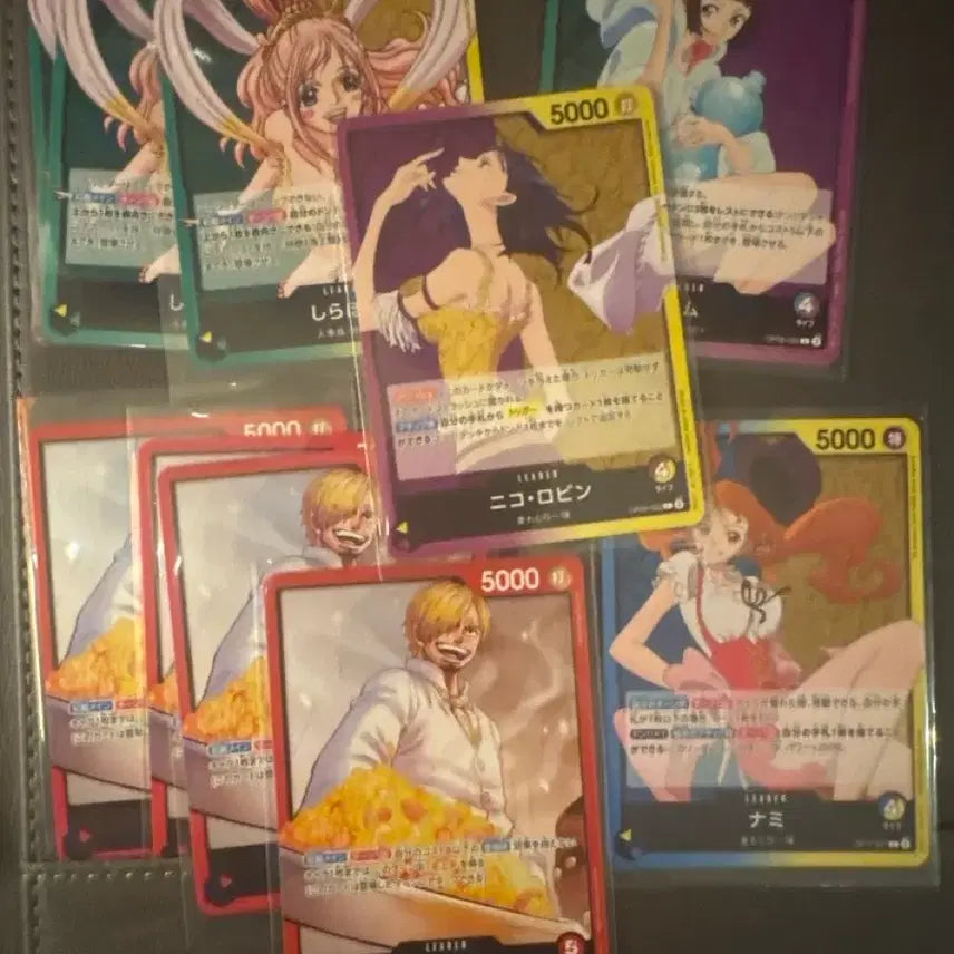 [BUNJANG] One Piece Card Japanese Edition Bundle Set: Monkey D. Luffy, Koby, Jinbe, Katakuri / [원피스카드 일판 일괄] 몽키 D 루피/코비/진베에/카타쿠리