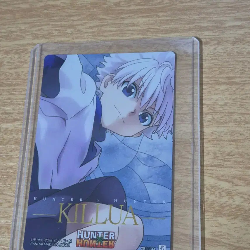 [BUNJANG] Hunter x Hunter Illumi Zoldyck Killua SP Photocard (Unsealed) / 헌터헌터 이타쟈가 키르아SP (개봉/탑로더 보관)