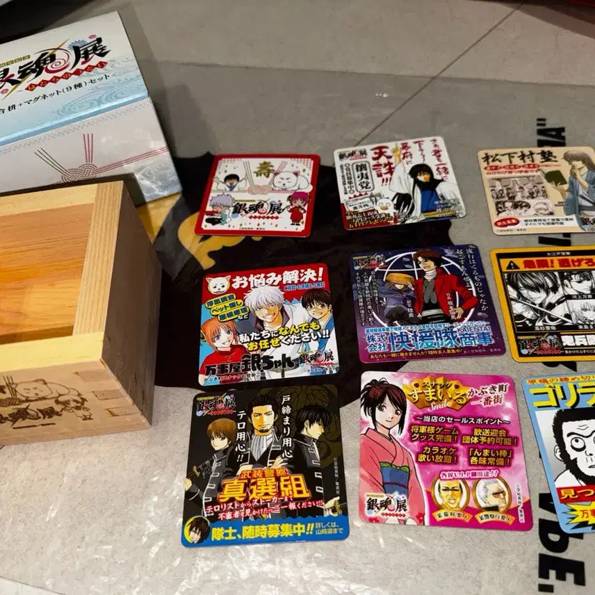 [BUNJANG] Gintama Gintoki Hijikata Exhibition Exclusive Magnet Set (Unsealed, Unused) / [개봉 미사용] 은혼전 입장 특전 마그넷 자석 긴토키 히지카타
