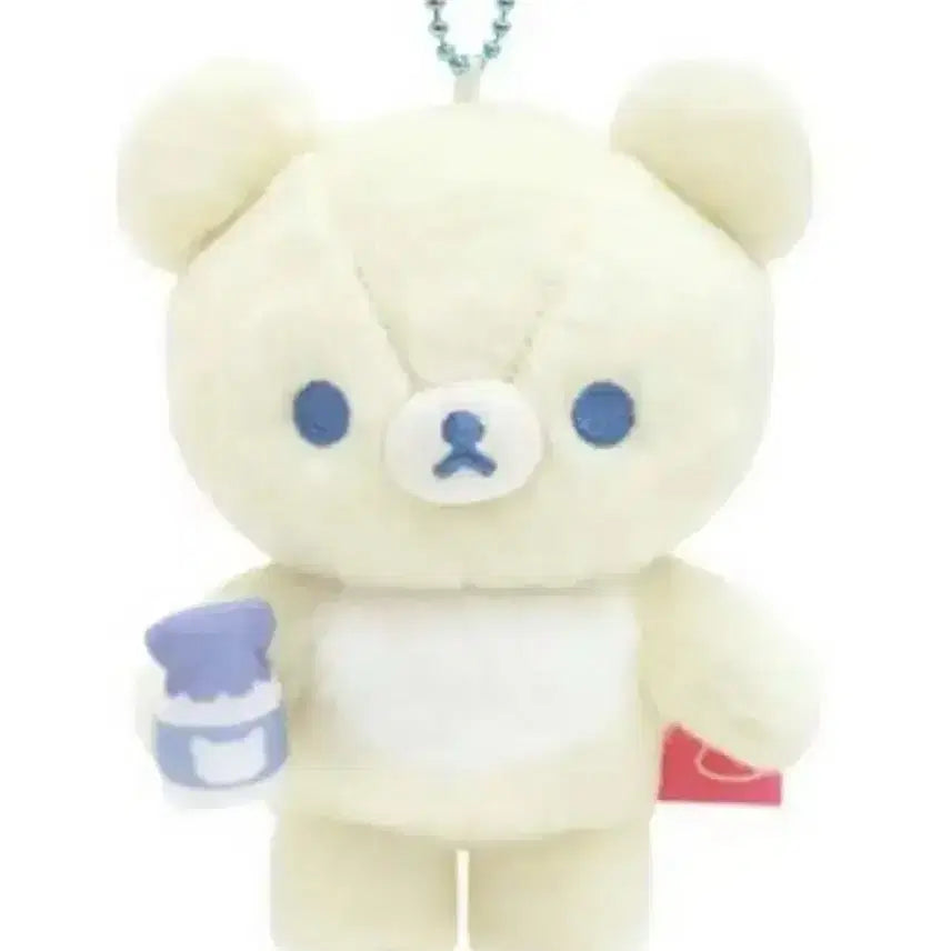 [BUNJANG] San-X Milk Onsen Chairoikoguma Plush / 산엑스 우유 온천 챠이로이 코구마