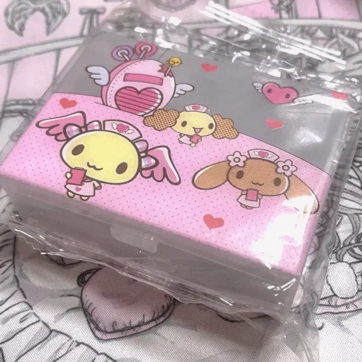 [BUNJANG] Sanrio Cinnamoroll "Cinnamon Angels" Nurse Storage Case / 고전 빈티지 산리오 시나모롤 모카 쉬폰 아즈키 시나모엔젤스 천사 간호사 보관함 수납함 케이스