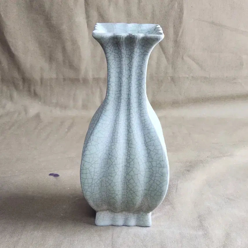 [BUNJANG] Chinese Yaozhou Celadon Crackle Glaze Vase / 중국도자기 균열문 여요청자