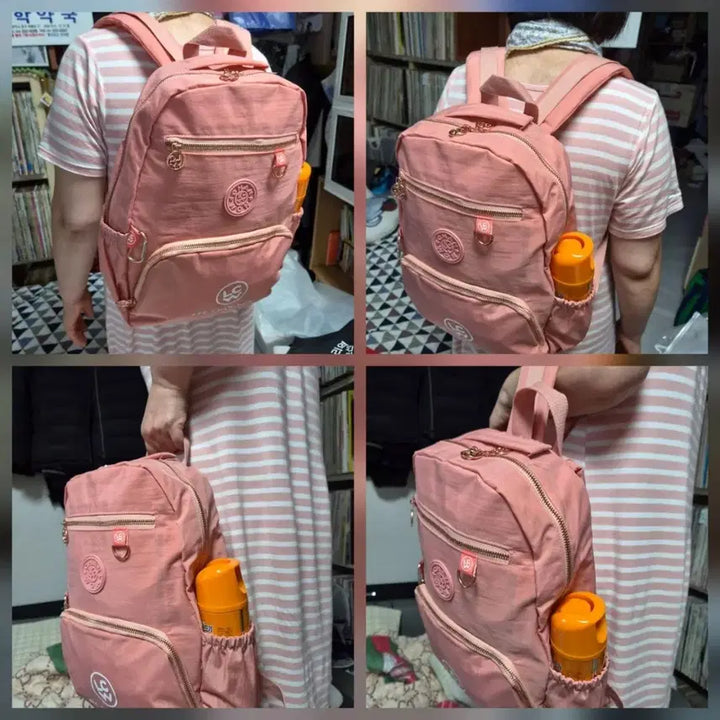 [BUNJANG] Lee Chan Won Pink Backpack / 이찬원 굿즈 핑크 백팩  (미사용 새상품)