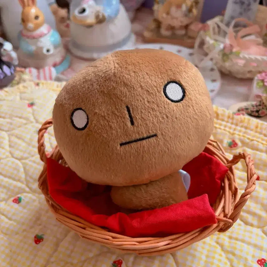 [BUNJANG] San-X Kogepan Basket Plush / 산엑스 코게빵 바구니 인형