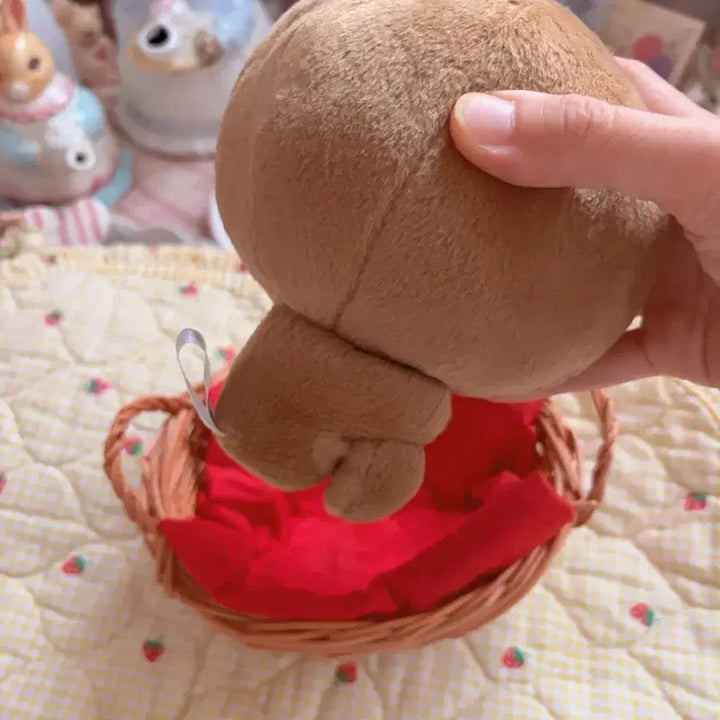 [BUNJANG] San-X Kogepan Basket Plush / 산엑스 코게빵 바구니 인형