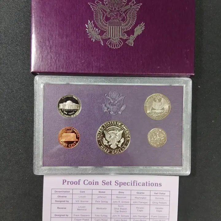 [BUNJANG] US Proof Coin Set 1984-1993 / 미국 주화 프루프 세트 1984-1993