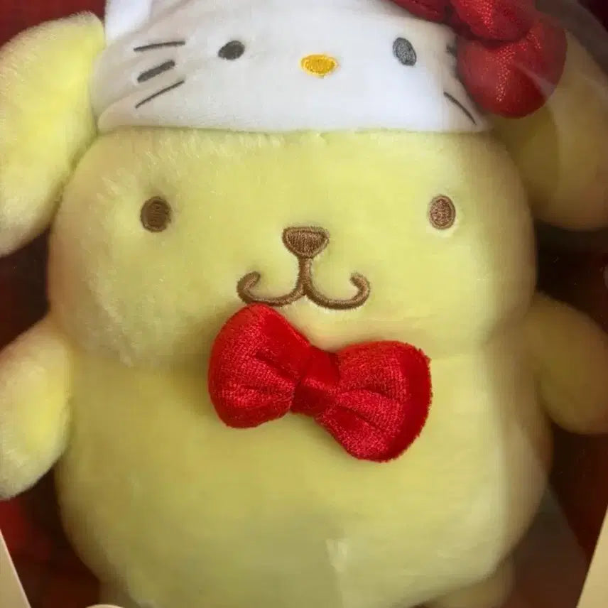 [BUNJANG] Sanrio Pompompurin &amp; Hello Kitty 50th Anniversary Plush Doll / 폼폼푸린 키티 50주년 인형