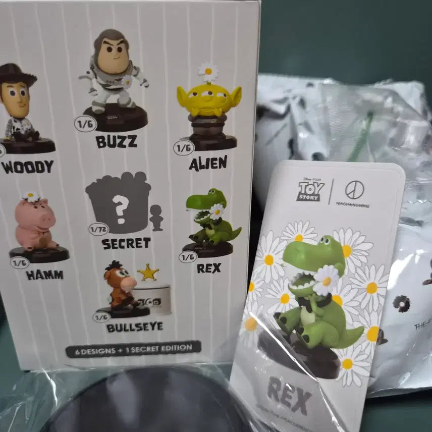 [BUNJANG] The First Pan Toy Story Blind Figure Rex / 더 퍼스트 팬_토이스토리 블라인드 피규어