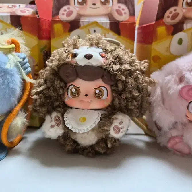 [BUNJANG] Qkeyd Animal Crossing Parrot Figure / 큐키드 동물의숲 앵무새 토끼 푸들 set