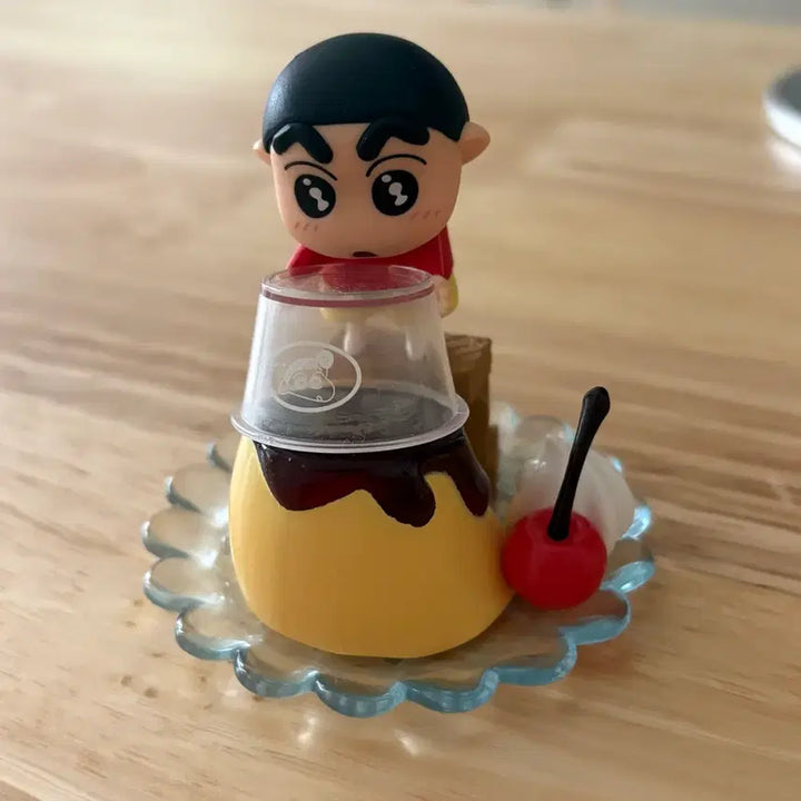 [BUNJANG] Re-Ment Crayon Shin-chan Cooking Series Random Miniatures Pudding / 리멘트 짱구 요리 쿠킹 랜덤 피규어 푸딩
